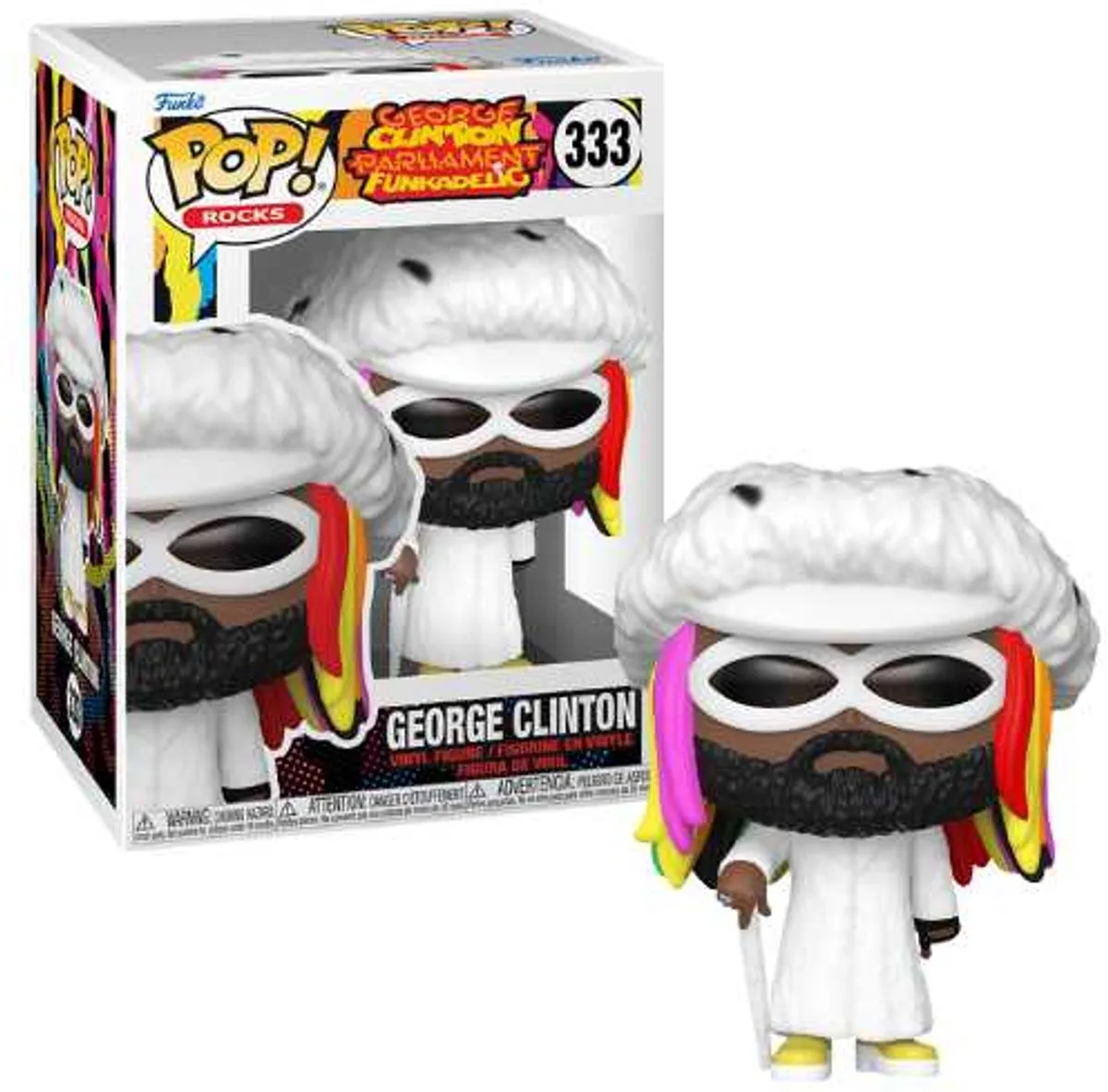 Funko Pop! George Clinton Rocks! Vinyl Figuur - afbeelding 6 van 6