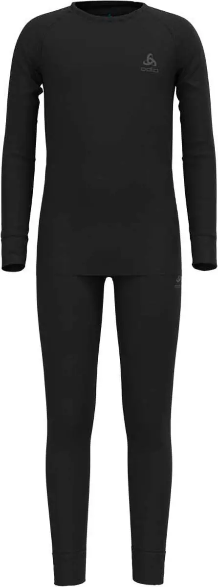 Odlo Set Merino 200 Lange Mouwen Basislaag Zwart 10 Years Jongen