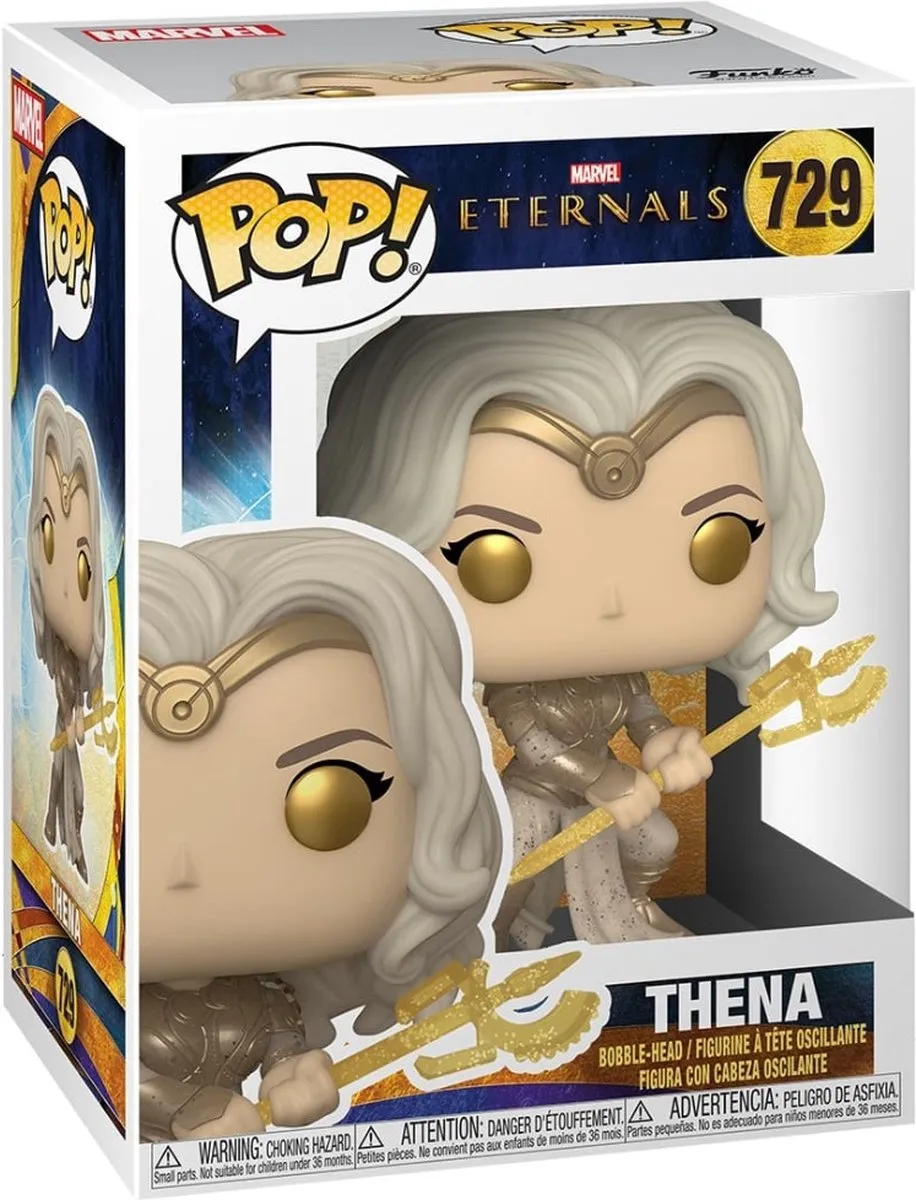 Funko POP! Thena Marvel Eternals - 9cm - Multicolor - afbeelding 2 van 6