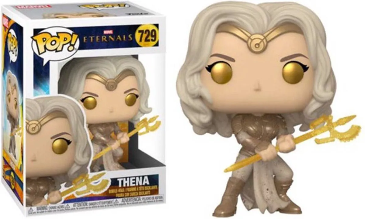 Funko POP! Thena Marvel Eternals - 9cm - Multicolor - afbeelding 6 van 6