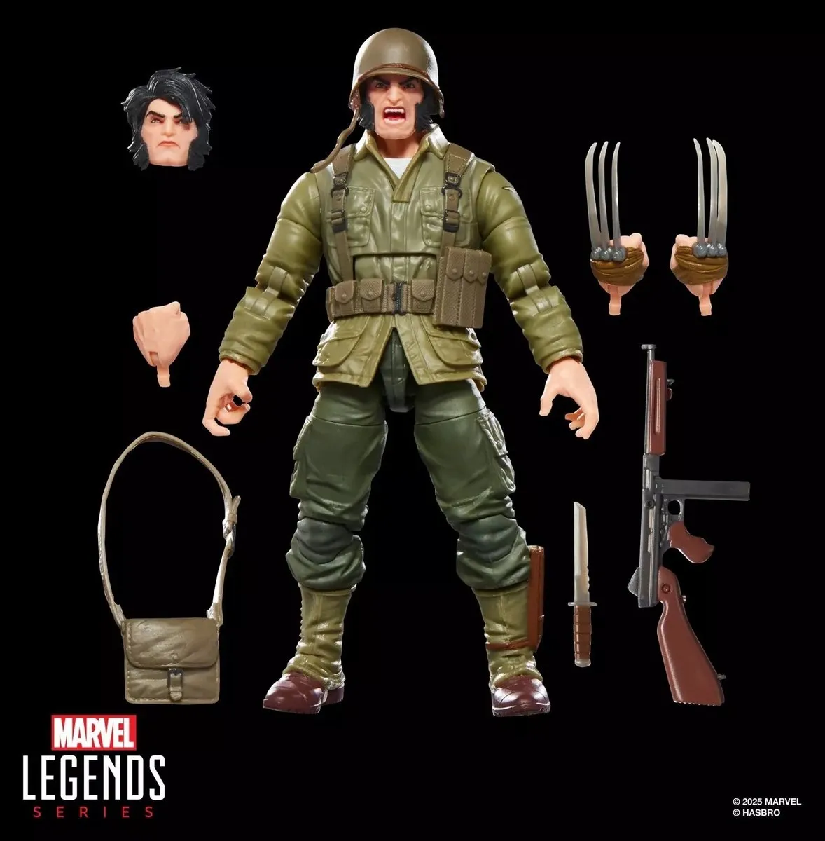Hasbro Marvel Legends Wolverine WWII Logan Action Figuur 15cm - HASG0820 - afbeelding 2 van 6