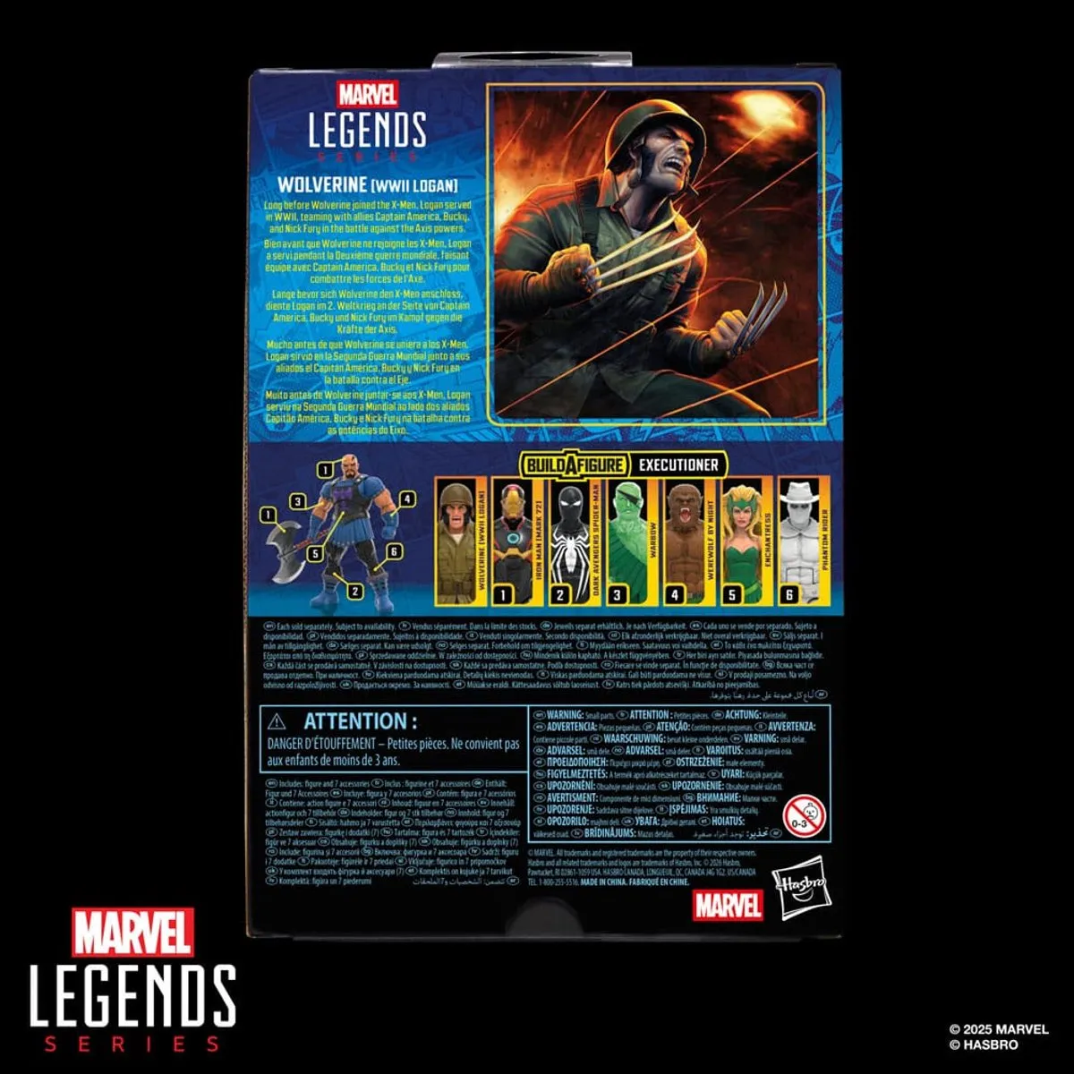 Hasbro Marvel Legends Wolverine WWII Logan Action Figuur 15cm - HASG0820 - afbeelding 5 van 6