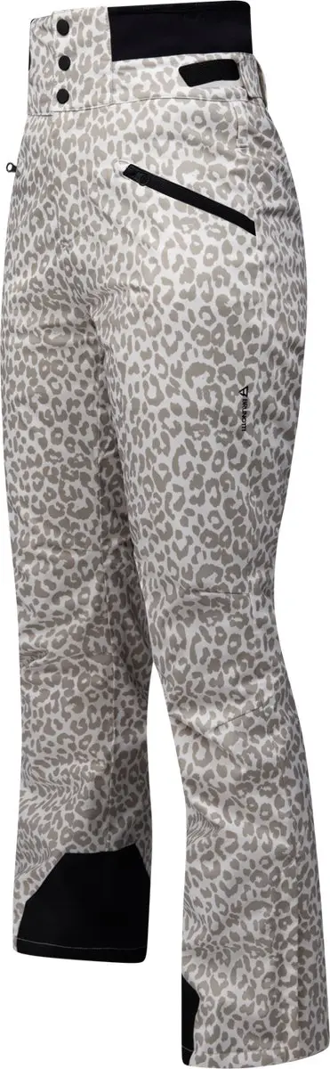 Brunotti Whitewater Dames Ski Broek - XS - Leopard Snow - afbeelding 6 van 6