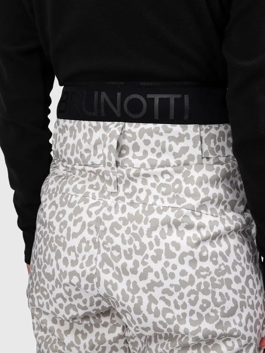 Brunotti Whitewater Dames Ski Broek - XS - Leopard Snow