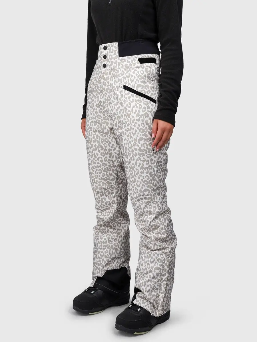 Brunotti Whitewater Dames Ski Broek - XS - Leopard Snow