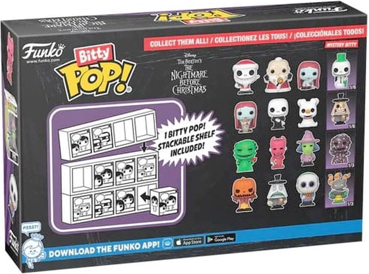 Funko Bitty Pop! The Nightmare Before Christmas - 4 Stuks