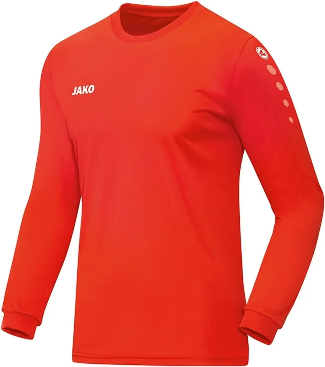 JAKO Team Voetbalshirt Lange Mouw Kinderen 164 - Oranje