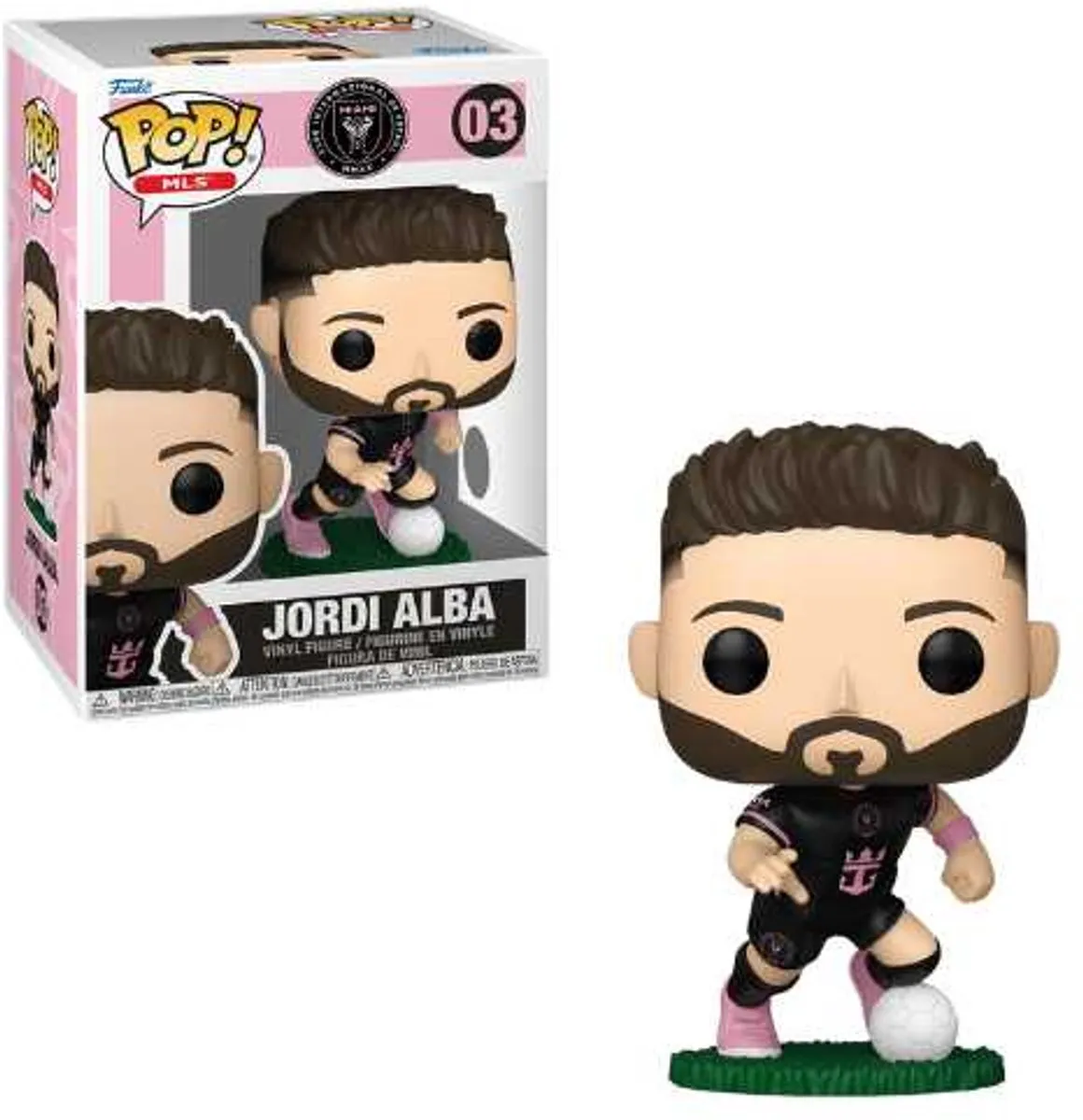 Funko Pop MLS Inter Miami Jordi Alba #03 - Multicolor