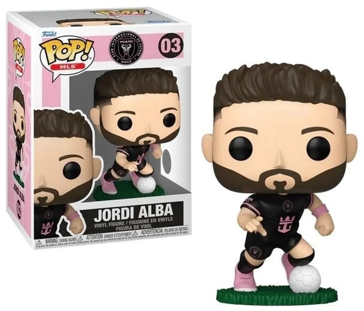 Funko Pop MLS Inter Miami Jordi Alba #03 - Multicolor