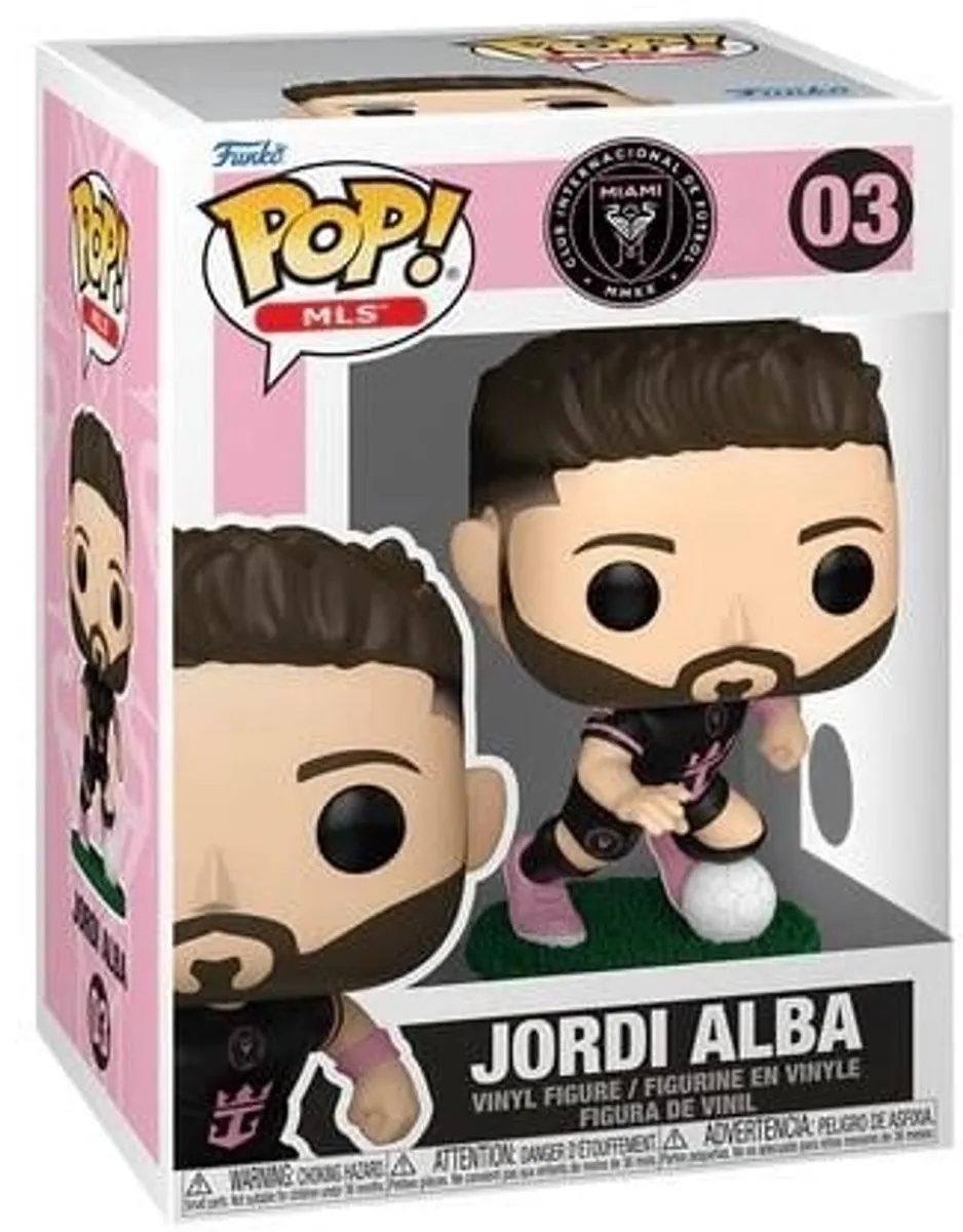 Funko Pop MLS Inter Miami Jordi Alba #03 - Multicolor