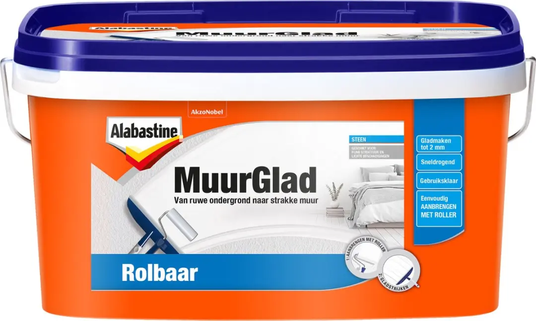 Alabastine Muurglad Rolbaar 5L