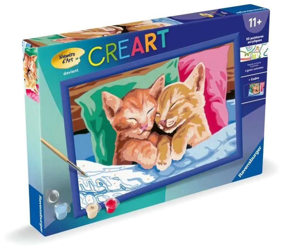 Ravensburger CreArt Kids Slapende Kittens 31x21cm
