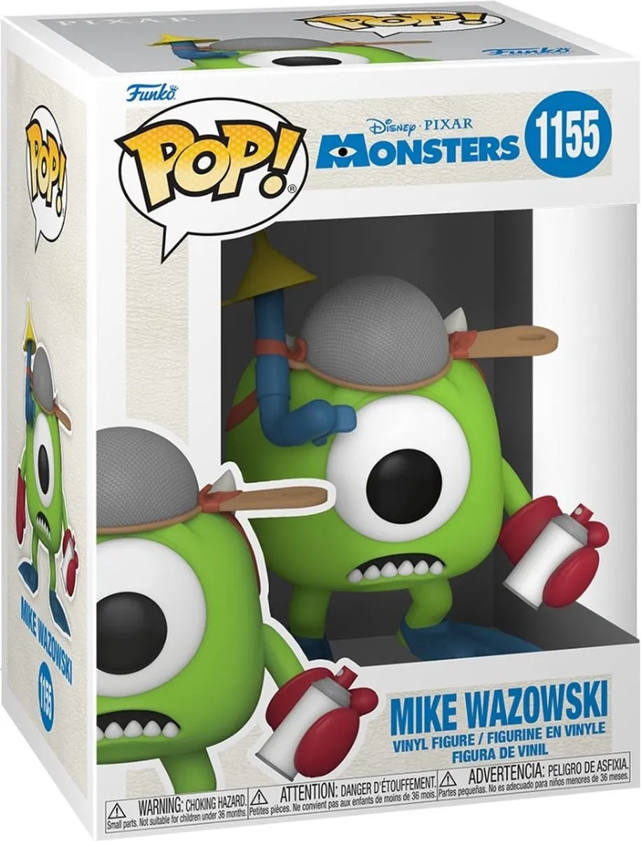 Funko Pop! Mike Monsters Inc. 57743 - Disney Figuur 9cm - Multicolor