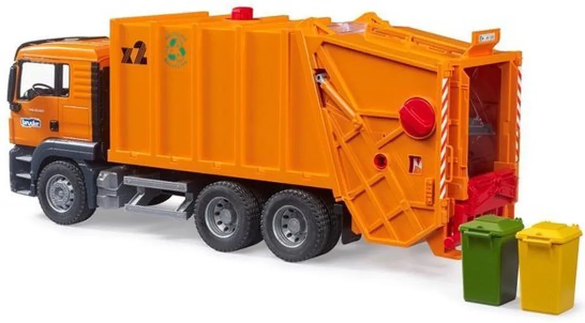 Bruder Scania R-Series Vuilniswagen 1:16 - Blauw