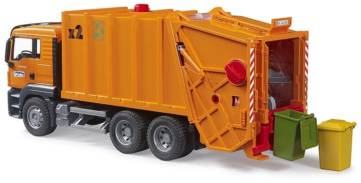 Bruder Scania R-Series Vuilniswagen 1:16 - Blauw