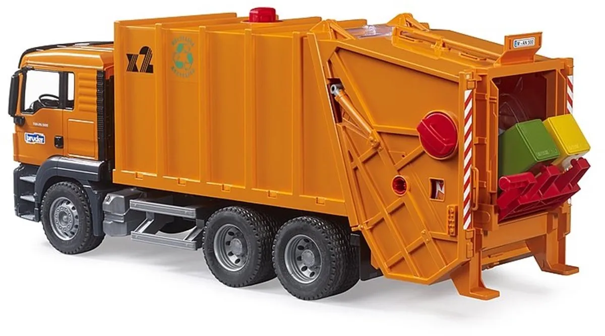 Bruder Scania R-Series Vuilniswagen 1:16 - Blauw