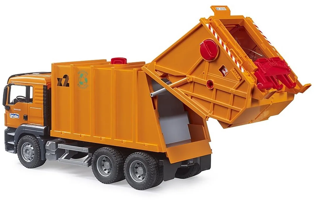 Bruder Scania R-Series Vuilniswagen 1:16 - Blauw