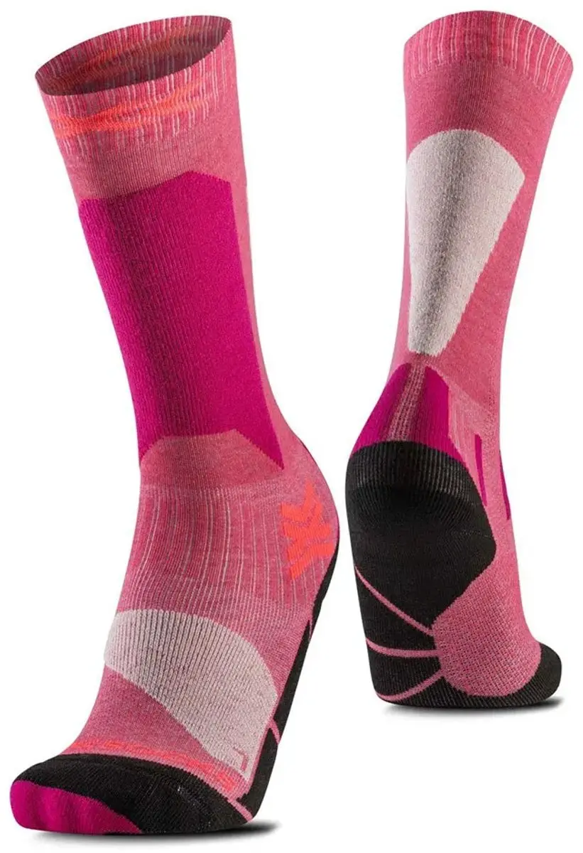 X-Socks Ski Discover OTC Junior Skisokken Light Pink/Light Sand 24-26