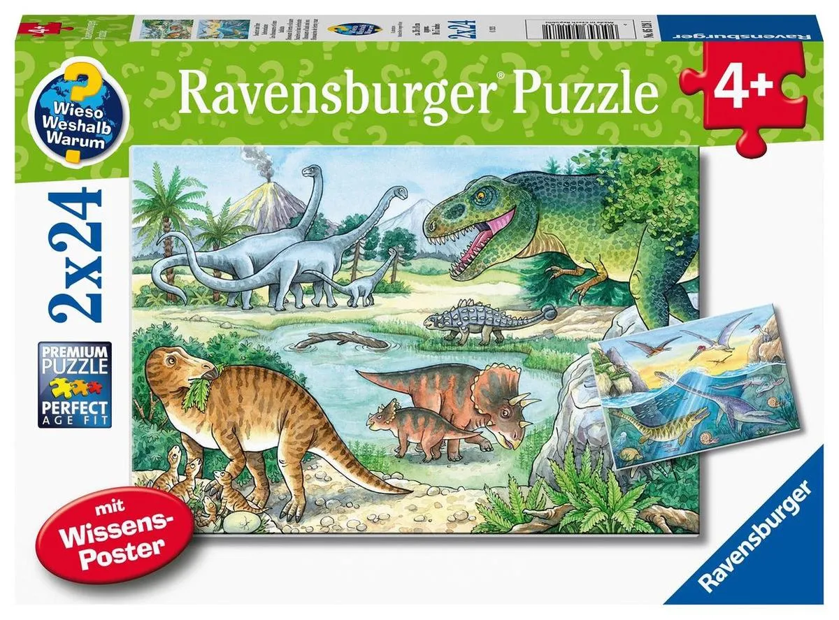 Ravensburger Sauriërs en hun leefruimte Puzzel