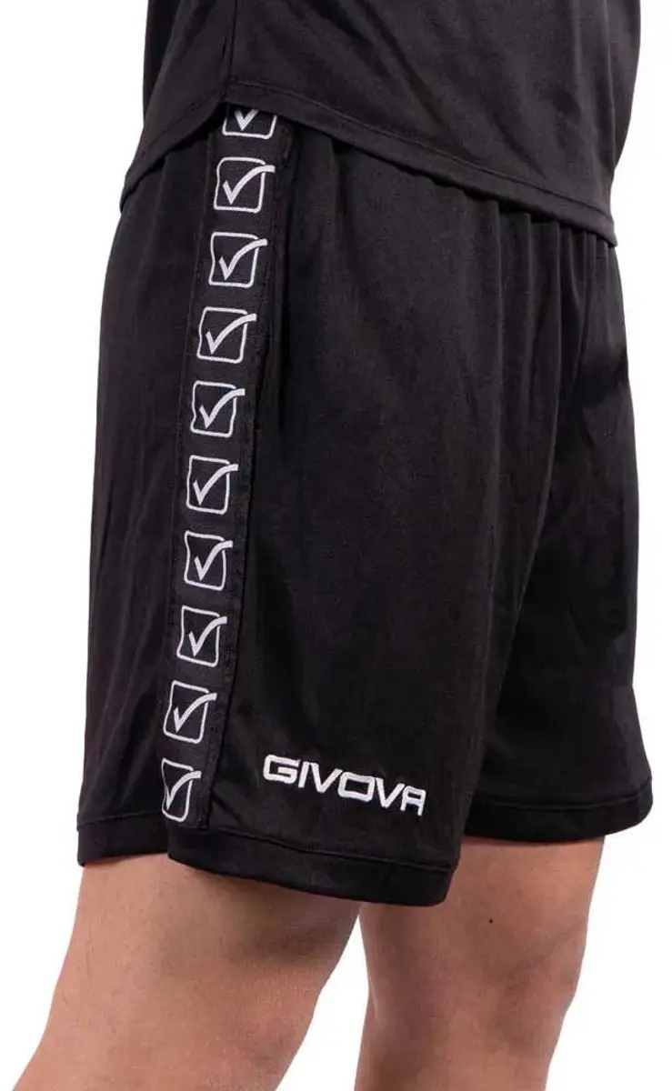 Givova Poly Band Korte Broek - 4XL - Zwart - afbeelding 3 van 5