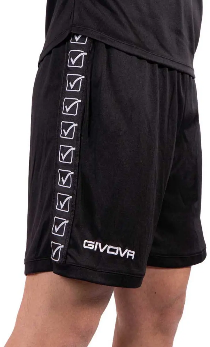Givova Poly Band Korte Broek - 4XL - Zwart - afbeelding 2 van 5