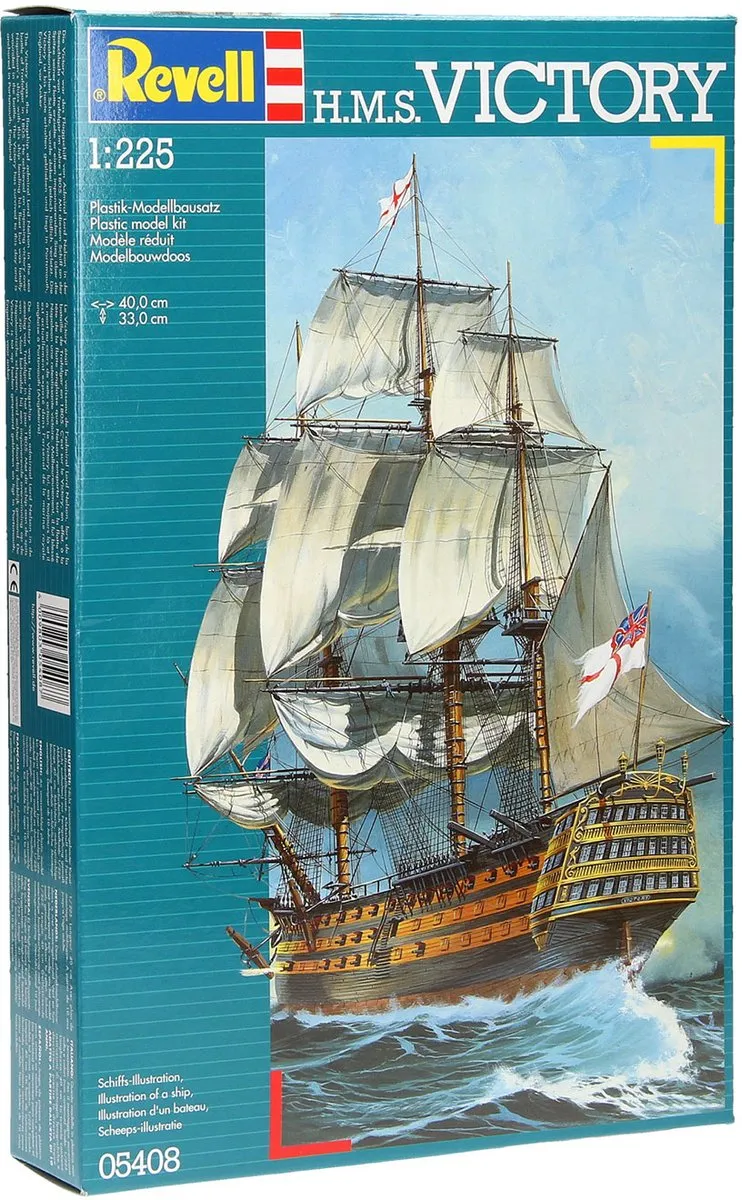 Revell H.M.S. Victory 05408 Modelbouwpakket - 1:225 - 269 Onderdelen