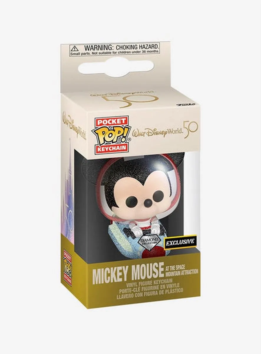 Funko Disney Mickey Mouse Space Mountain Diamond Collection Keychain