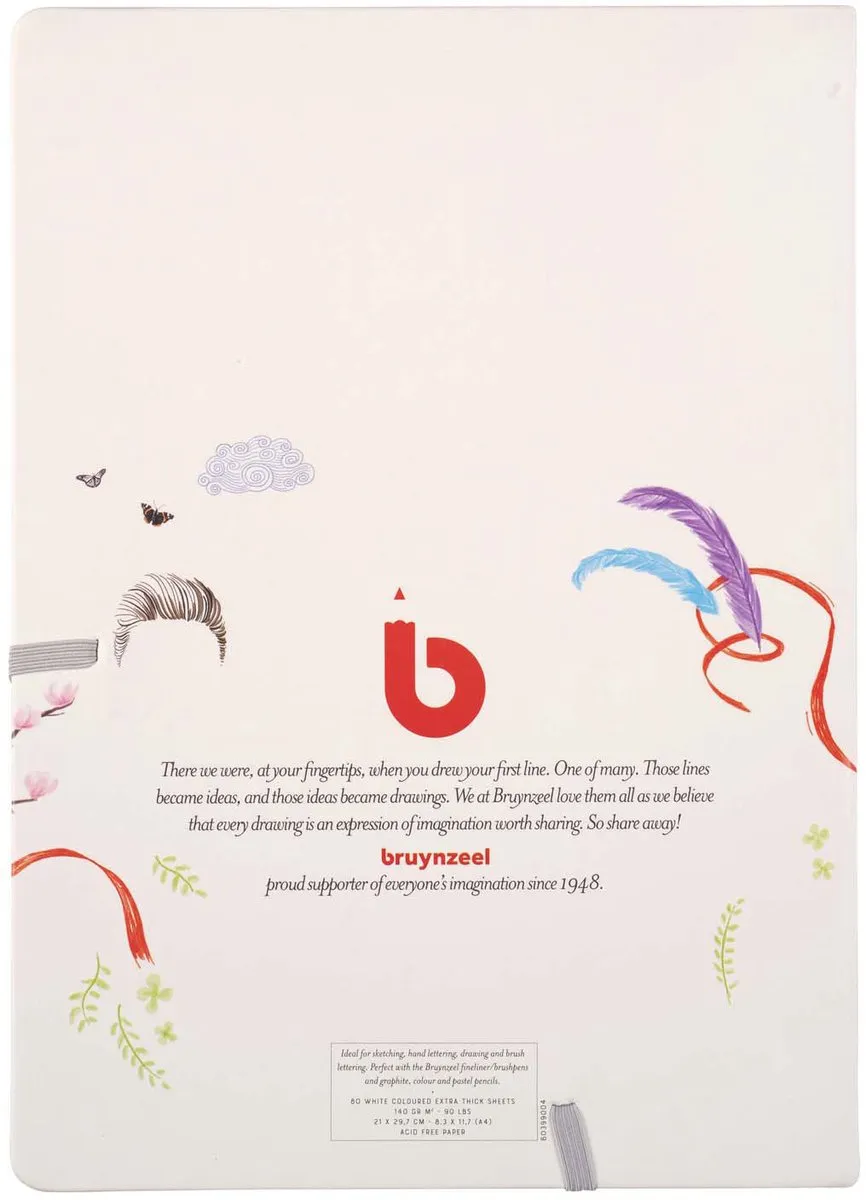 Bruynzeel Creatives Schets/notitieboek A4 80 Vel - 140 g/m²
