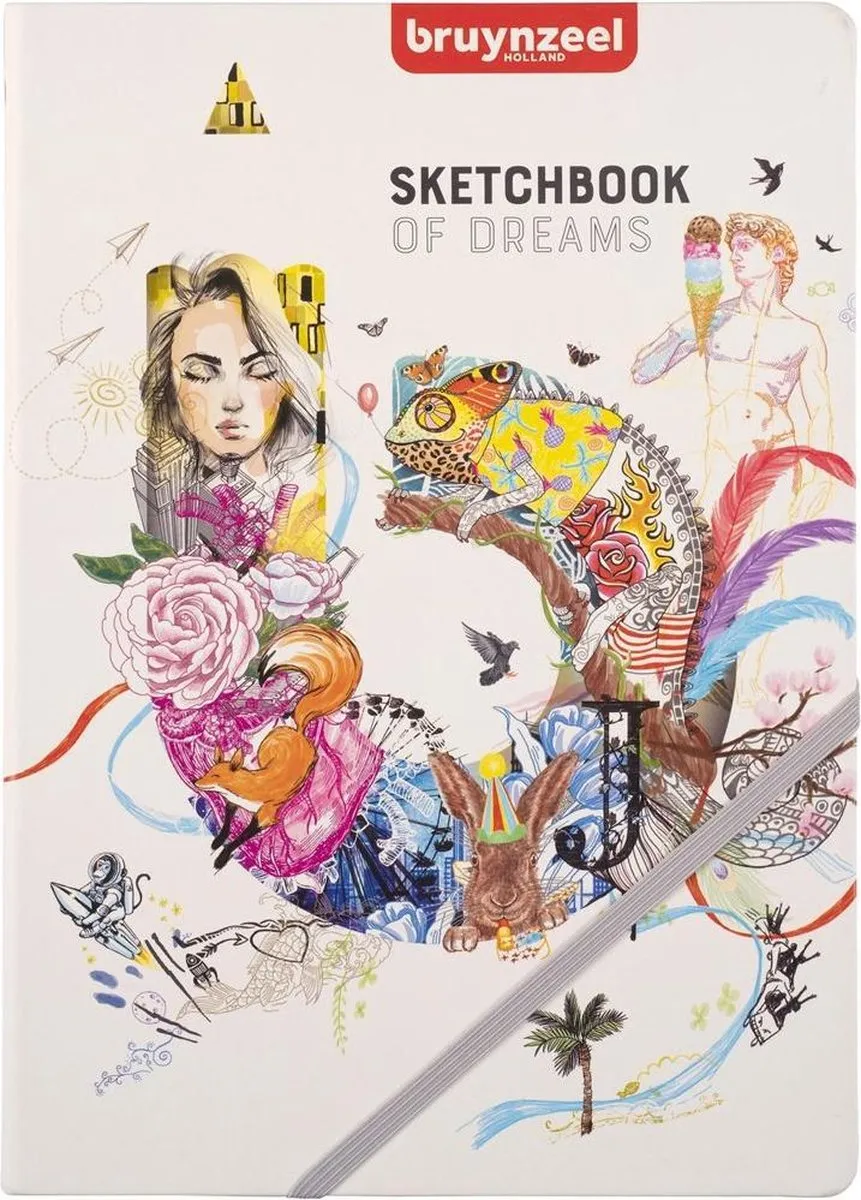 Bruynzeel Creatives Schets/notitieboek A4 80 Vel