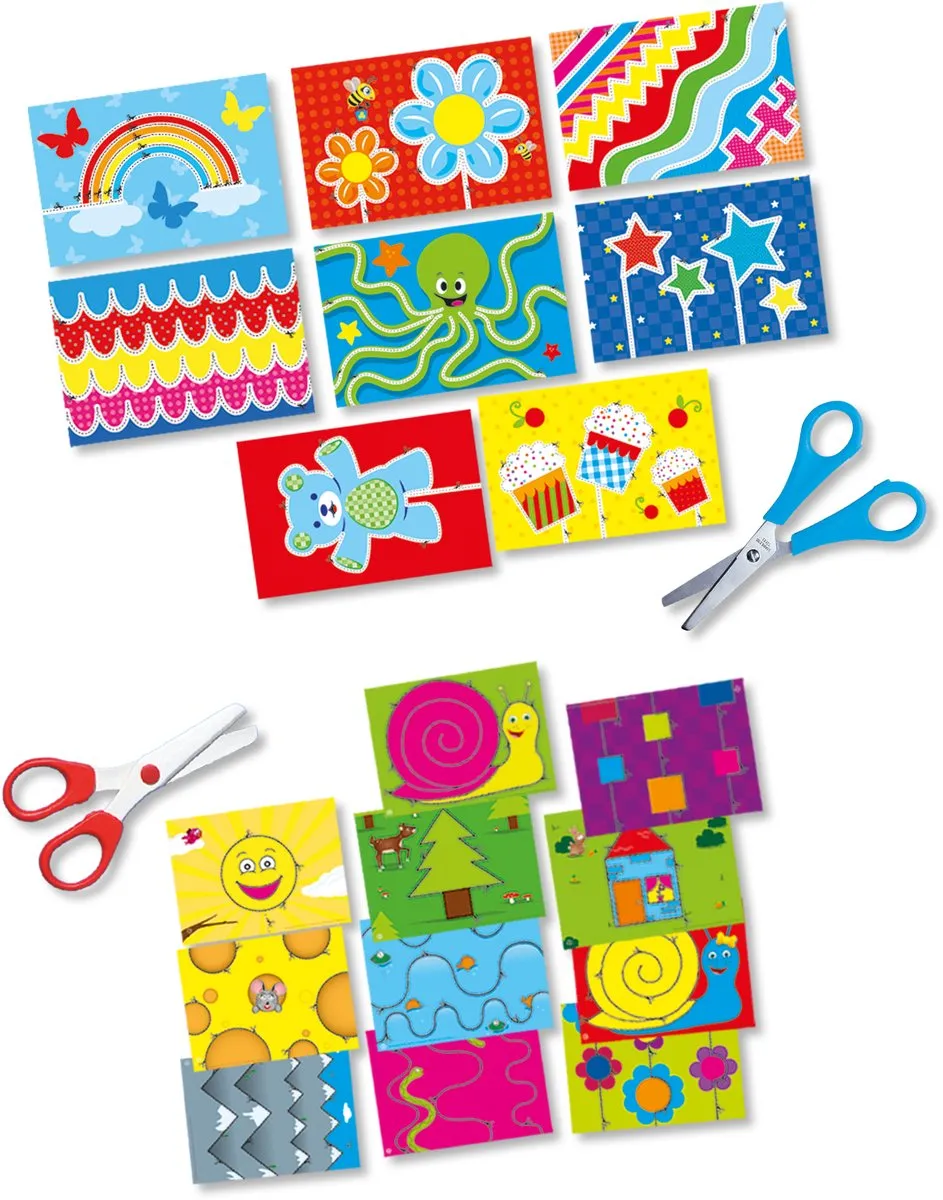 SES Creative Ik Leer Knippen XXL - Knipset 24 Stuks