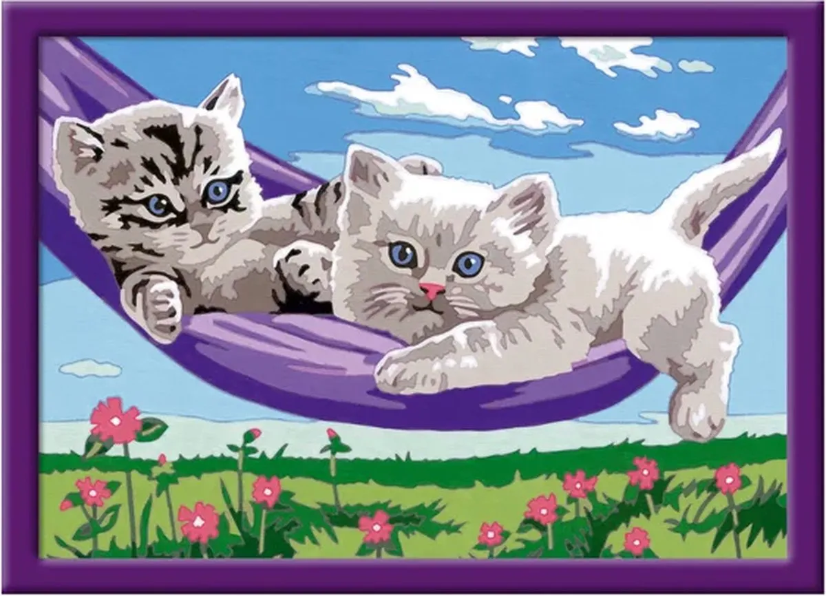 Ravensburger CreArt Hammock Fun Schilderen op nummer - Multicolor - afbeelding 6 van 6