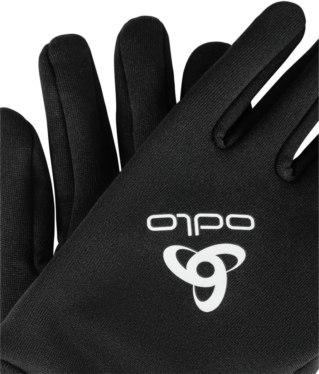 ODLO Polyknit Handschoenen & Muts Set M - Zwart/Wit