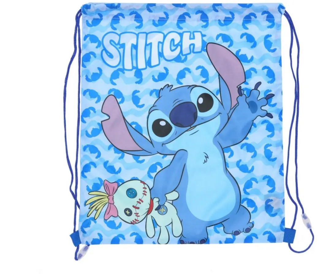 Lilo & Stitch Gymtas Zwemtas 40cm - Blauw