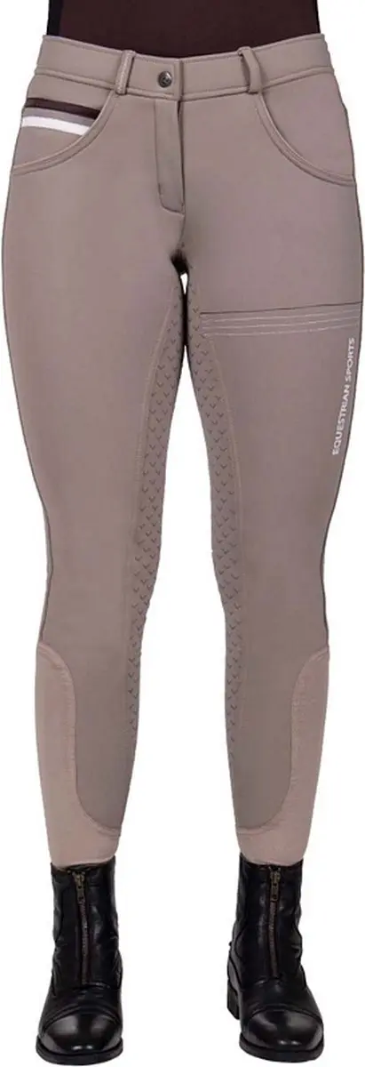 QHP Rijbroek softshell Emma anti-slip zitvlak