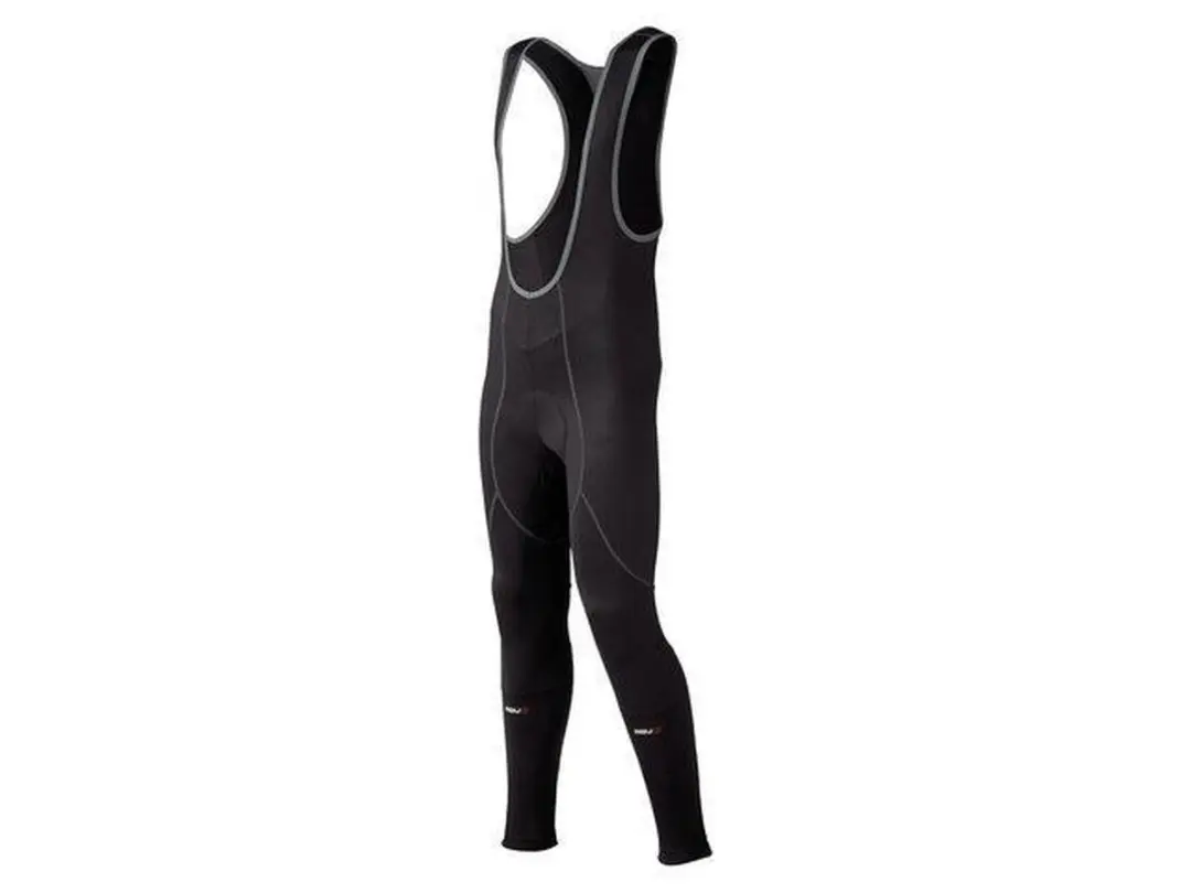 AGU BROEK LANG BRETELS INVERNO LIGHT MET ZEEM ZWART