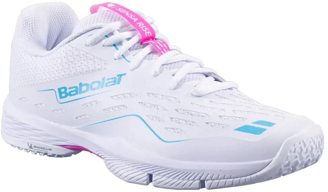 Babolat Sensa Rise Padelschoenen Dames - 39 - Wit