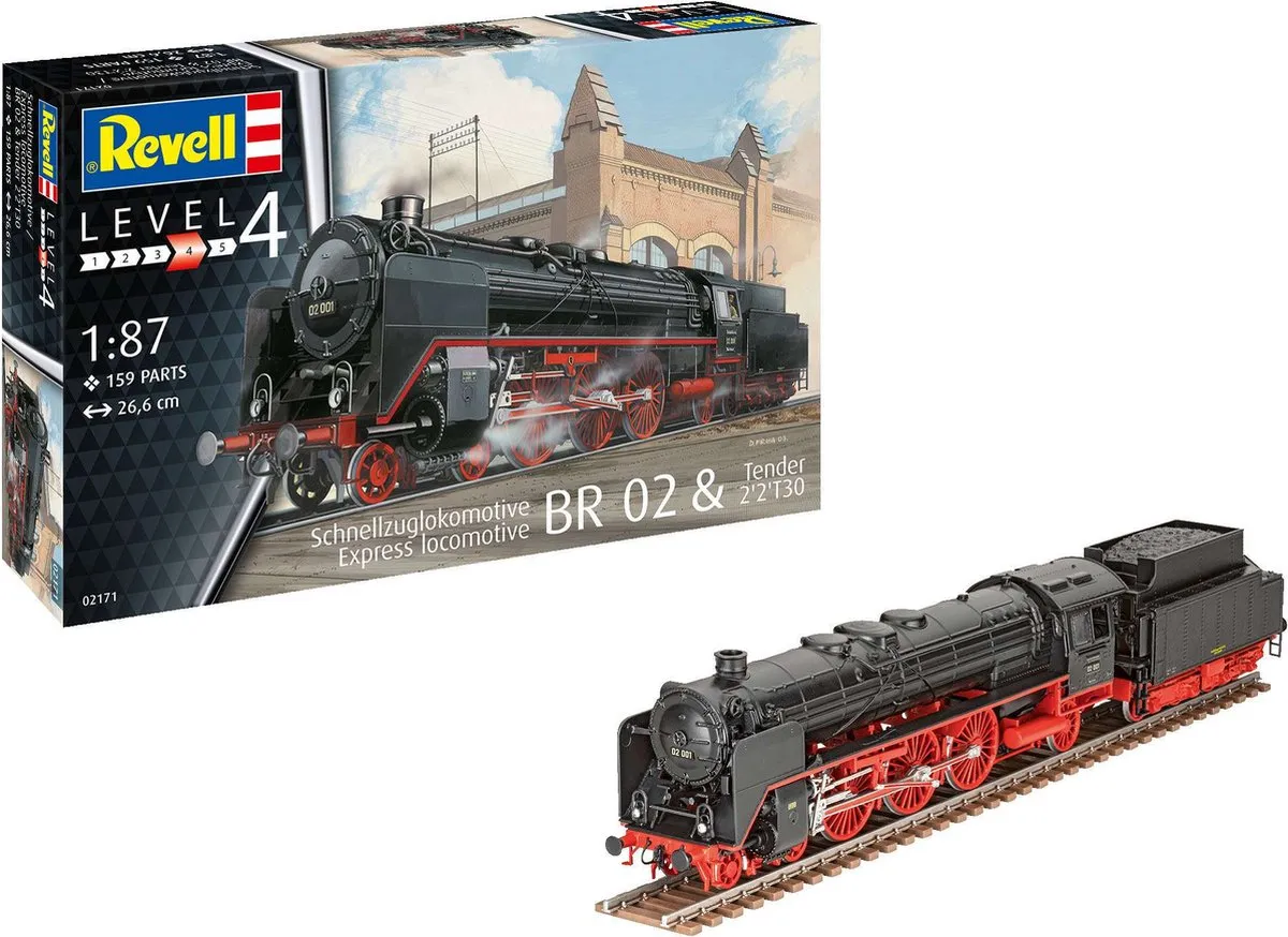 Revell 02171 Express Locomotive BR 02 Modelbouwpakket