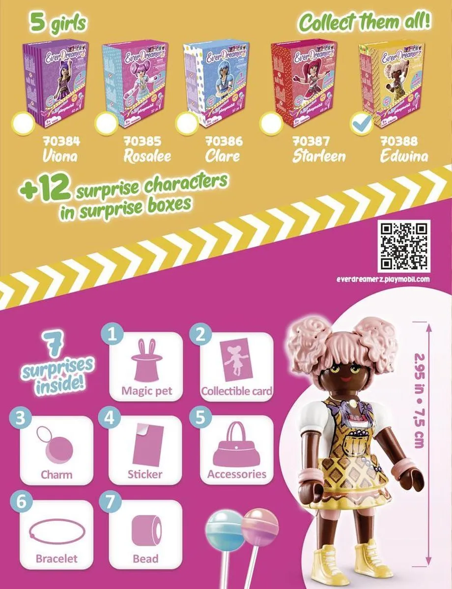 Playmobil Everdreamerz Edwina 70388 - Multicolor - afbeelding 6 van 6