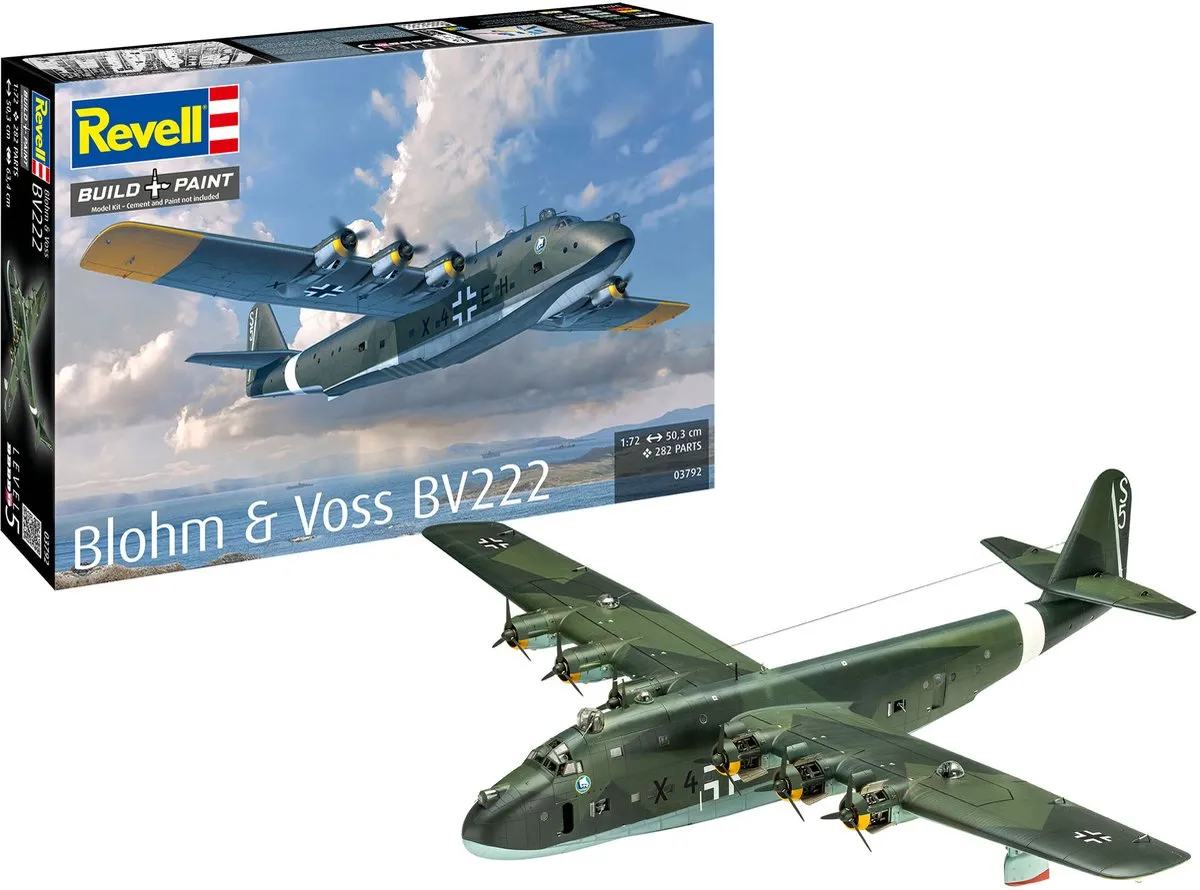 Revell 03792 Blohm & Voss BV 222 Modelbouwpakket