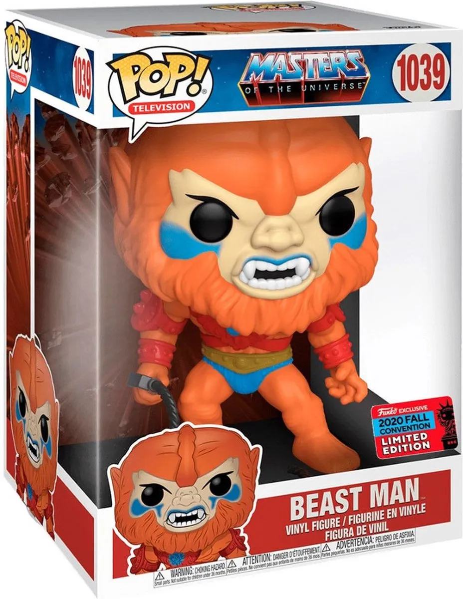 Funko Masters of the Universe Beast Man Figuur 25cm - Veelkleurig - afbeelding 2 van 5