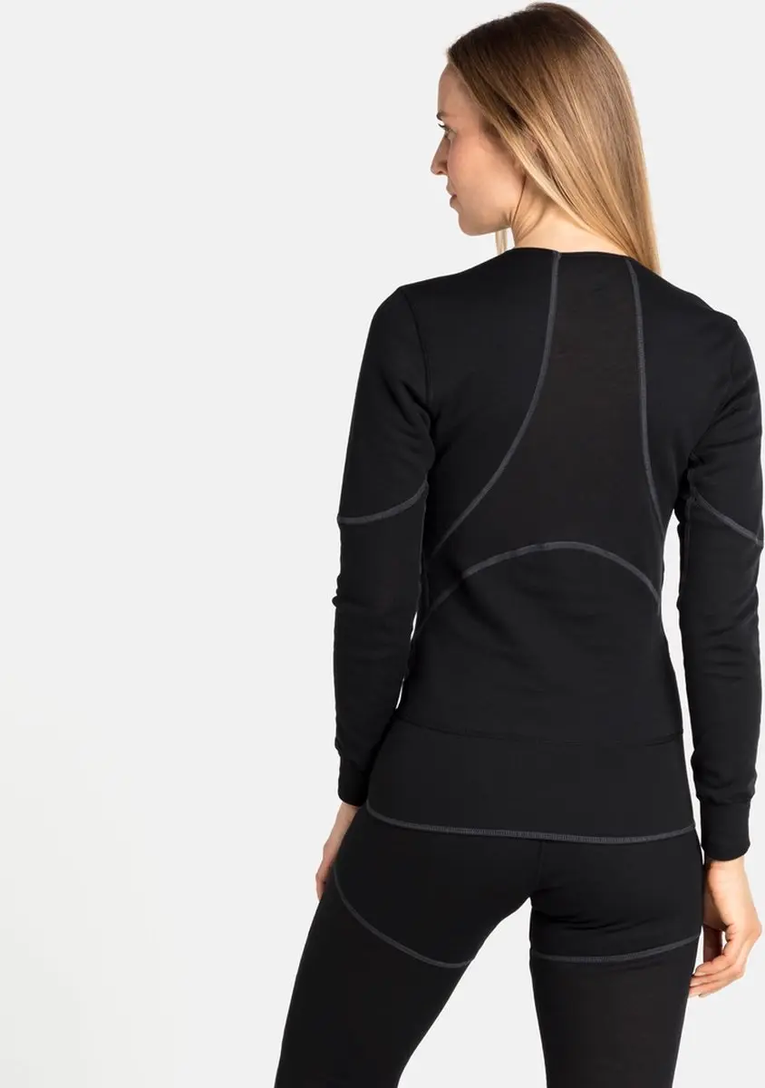 ODLO Active X-Warm Thermoshirt Dames - Maat S - Zwart