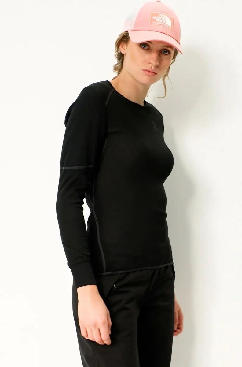 ODLO Active X-Warm Thermoshirt Dames - Maat S - Zwart
