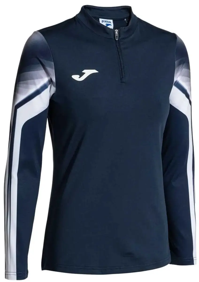 Joma Elite Xi Sweatshirt Met Halve Rits Blauw S Vrouw