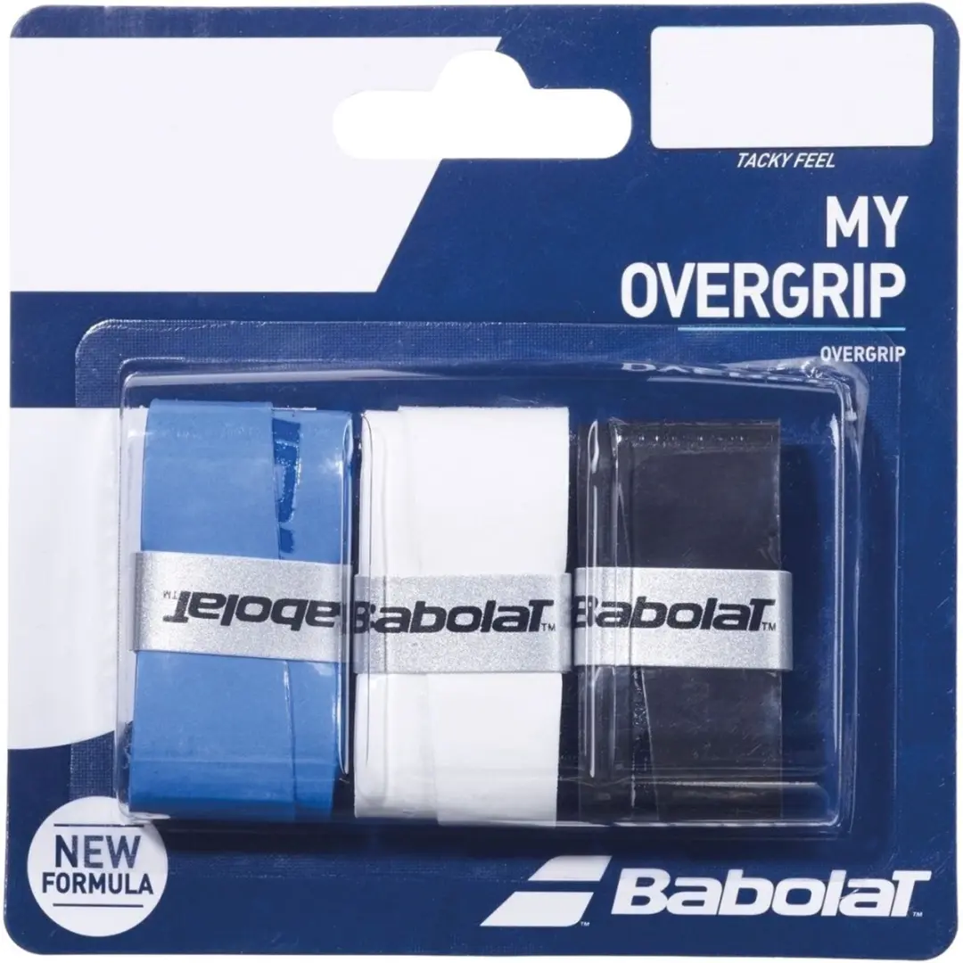 Babolat Blauw/Wit Grip - 3 Stuks