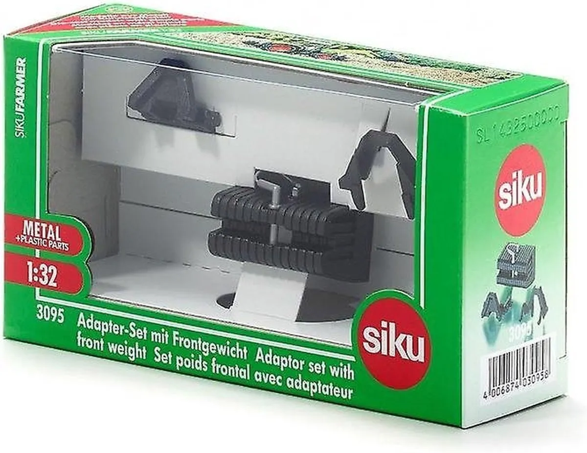 SIKU 3095 Adapterset Frontgewicht - Geel