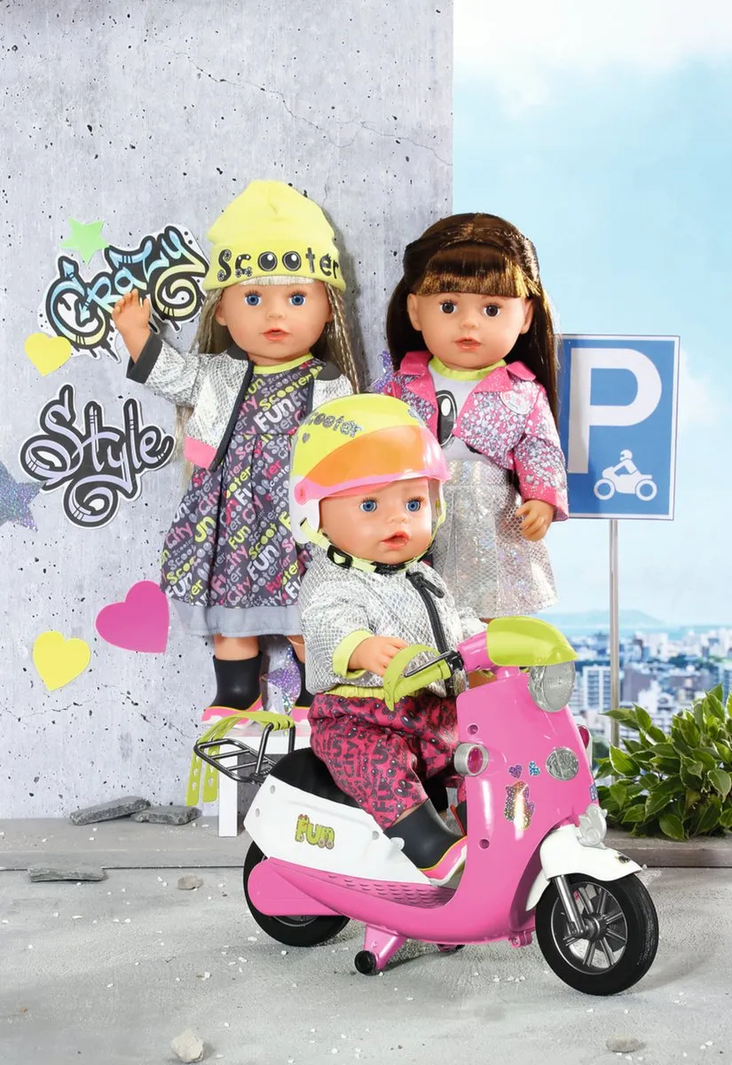 Baby Born City Scooter Helm 830239 - Geel