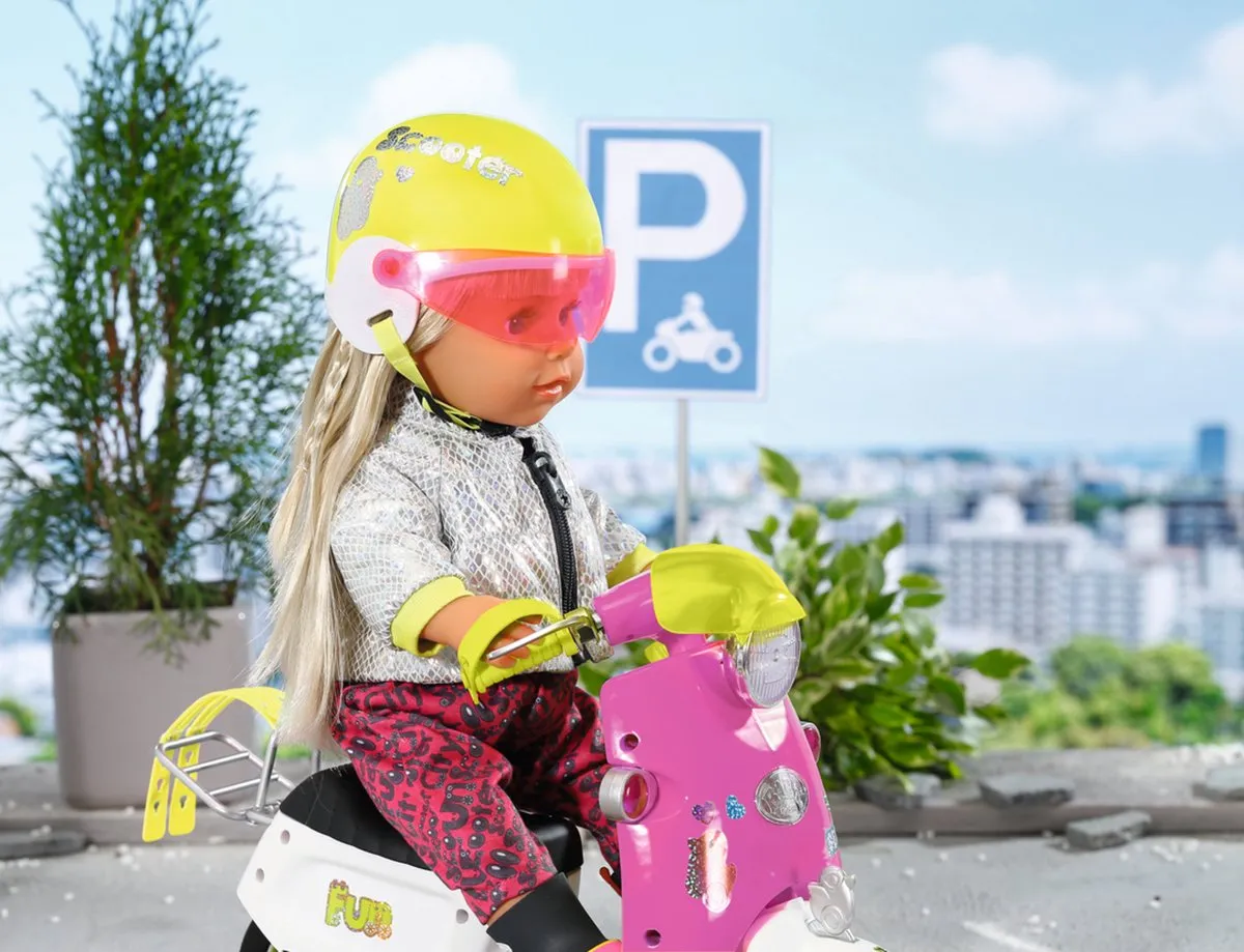 Baby Born City Scooter Helm 830239 - Geel