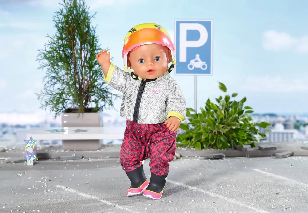 Baby Born City Scooter Helm 830239 - Geel