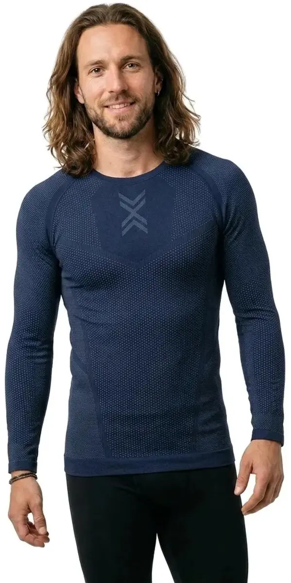 X-Bionic Xceed Run T-shirt Lange Mouwen - 2XL - Marine - afbeelding 2 van 2