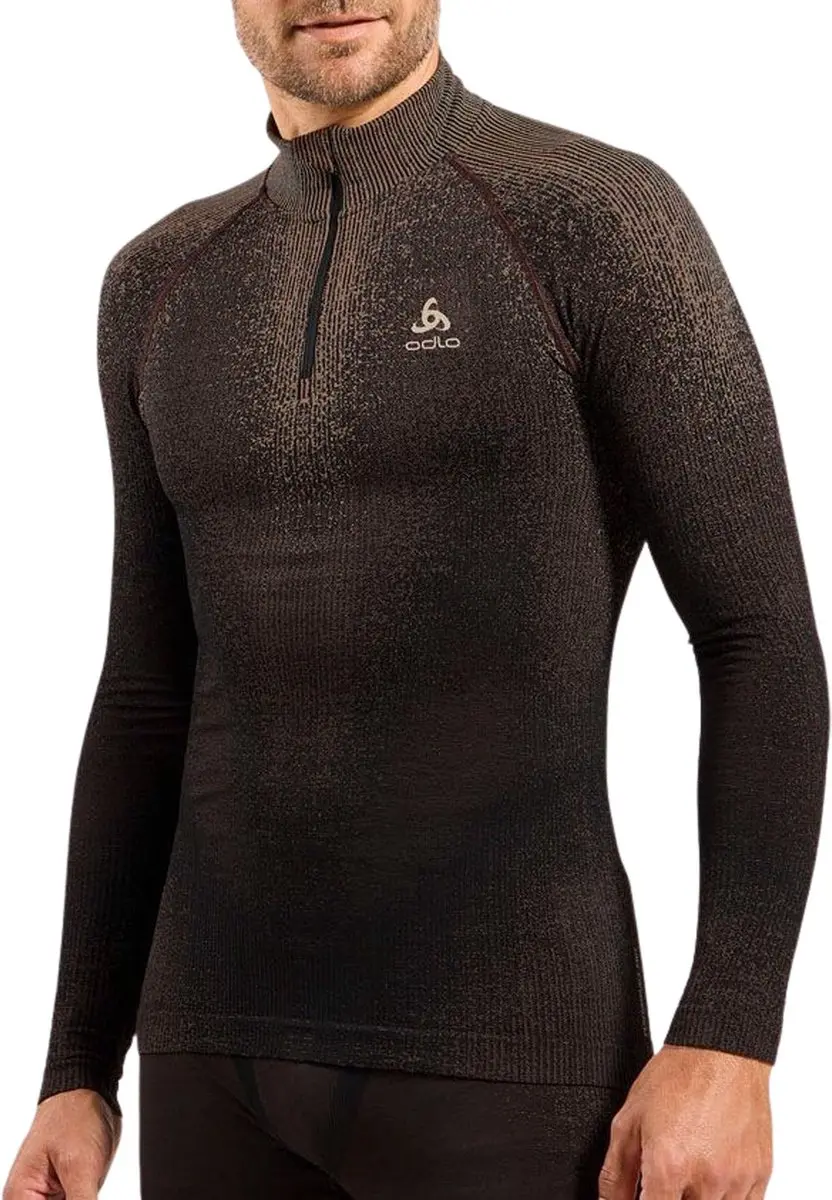 Odlo Blackcomb Eco Half Zip Turtle Neck Base Layer Longsleeve Heren